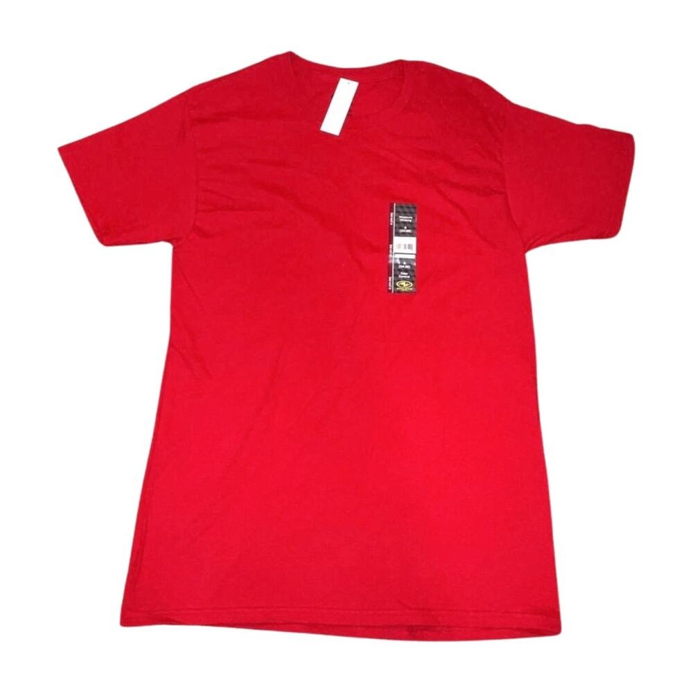 Athletic Works Red Odor Control T-Shirt Size S NWT